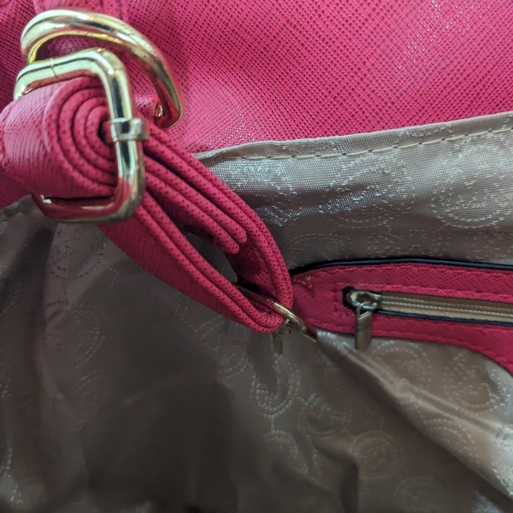 Michael Kors Pink Crossbody Purse - Picture 8 of 11